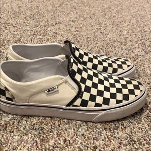 Checkered vans used